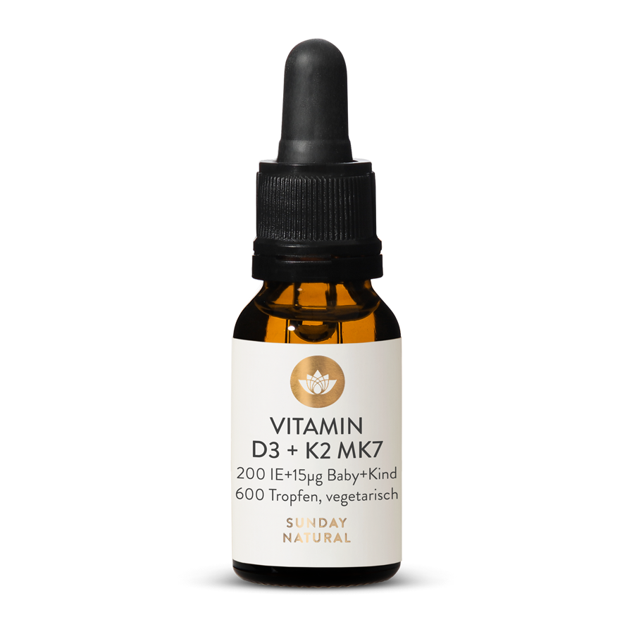 TPBVSK Vitamin D3 + K2 MK7 200 IE + 15µg BABY&KIND, 600 giọt, 20ml