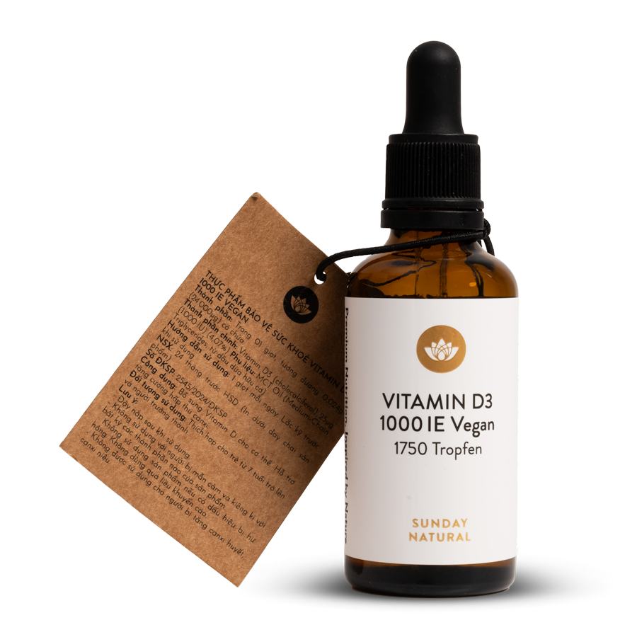 VITAMIN D3 1,000 IU 1,750 Drops, Vegan
