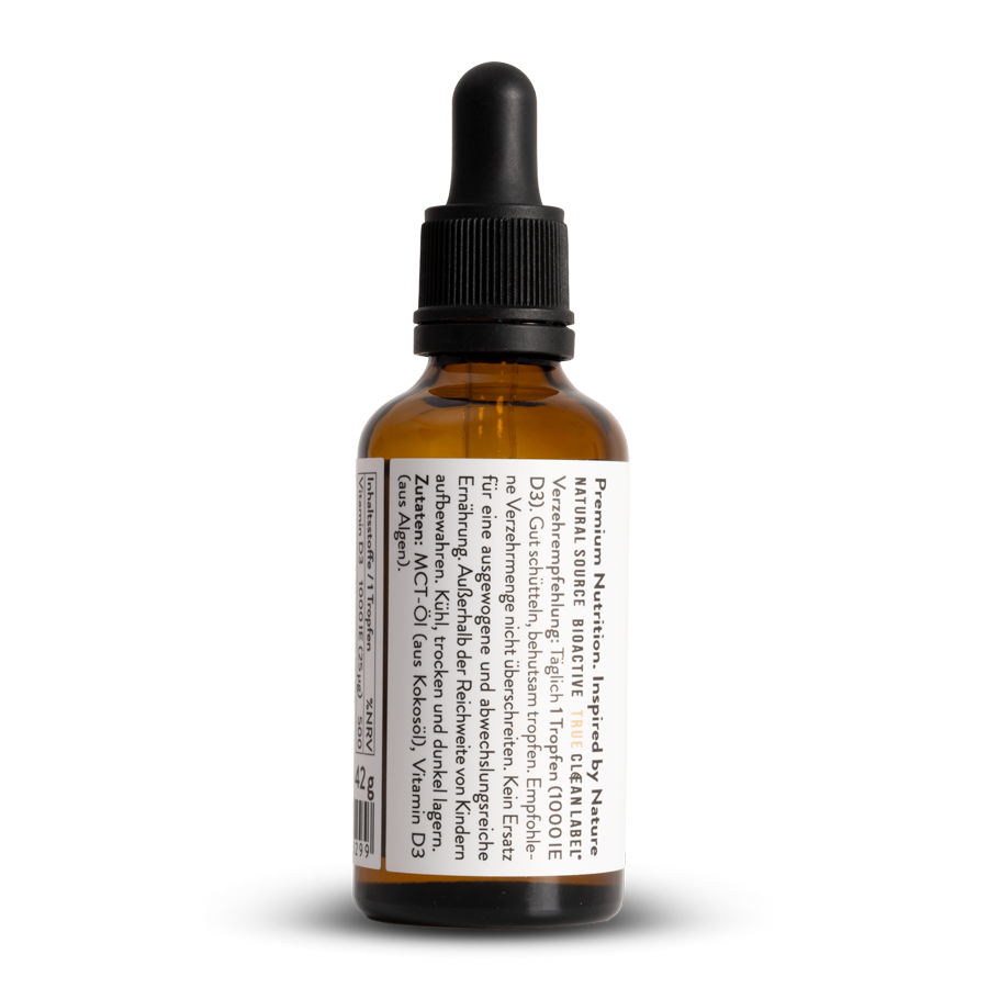 VITAMIN D3 1,000 IU 1,750 Drops, Vegan